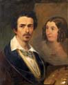 self-portrait with the artist s wife
